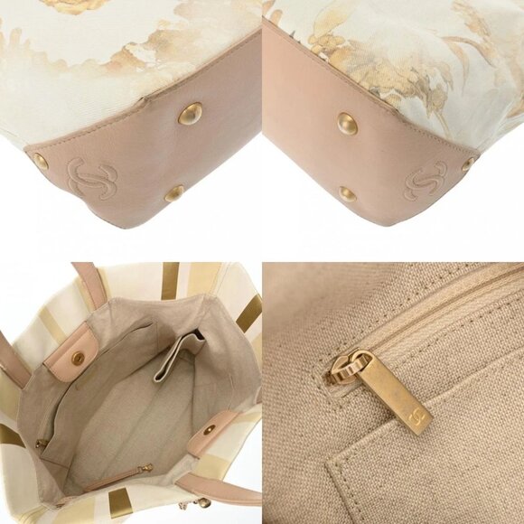 CHANEL beige tote bag - Picture 3 of 12